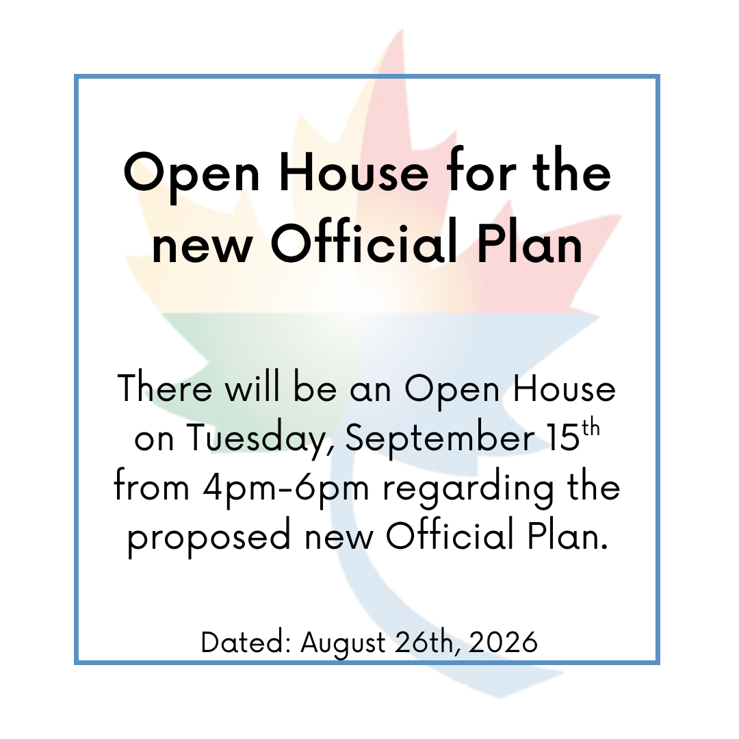 Official Plan Open House